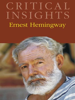 cover image of Critical Insights: Ernest Hemingway